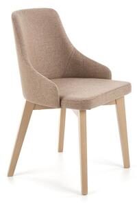 Scaun Houston 577, Stejar Sonoma, Bej, 82x51x55cm, 8.5 kg, Lemn: Fag