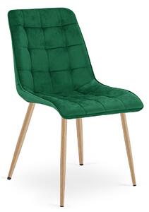 Scaun de masa SPLIT VELVET, verde