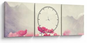 Tablou - Maci (cu ceas) (90x30 cm)