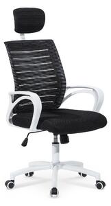 Scaun de birou Houston 480, Alb, Negru, 110x61x68cm, 13 kg