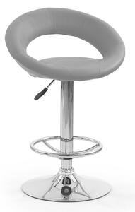 Scaun de bar Houston 452, Gri, 80x54x50cm, 8 kg