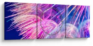 Tablou - Macro (cu ceas) (90x30 cm)
