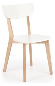 Scaun Houston 678, Alb, Stejar, 81x45x50cm, 6 kg, Lemn: Fag