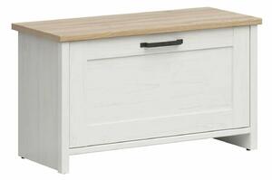 Dulap pantofi Balmave 110, Stejar Grandson, Pin Anderson, PAL laminat, 49x85x37cm, 19 kg