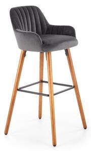 Scaun bar Houston 844, Maro, Gri, 98x47x49cm, 7.6 kg