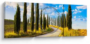 Tablou - Peisaj (cu ceas) (90x30 cm)