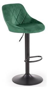 Scaun de bar Houston 995, Verde închis, 84x47x45cm, 7 kg