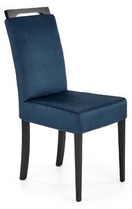 Scaun Houston 1055, Albastru inchis, Negru, 97x42x58cm, 6.5 kg, Mobilier deja asamblat, Lemn: Fag