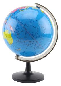 Glob pamantesc harta politica, 21.4 cm, cu meridian, suport ABS