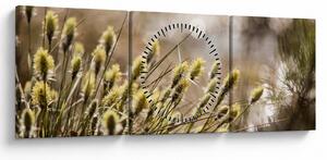 Tablou - Verde (cu ceas) (90x30 cm)