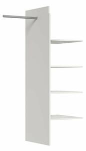 Rafturi Nolroma 135, Alb, PAL laminat, 148x86x52cm, 18 kg