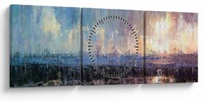 Tablou - Abstract (cu ceas) (90x30 cm)