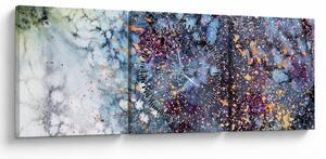 Tablou - Abstract (cu ceas) (90x30 cm)
