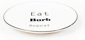 Farfurie de desert ”Eat Burp Repeat”