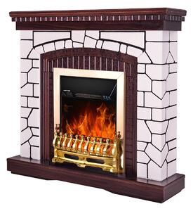 Art Flame Semineu Marina colt wenge & Meridian De sine statator Wenge din PAL/MDF 1000*1000*500