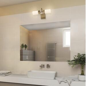 Aplică baie de perete bronz/alb cu LED integrat Betty 2x4W 785 lumeni IP44