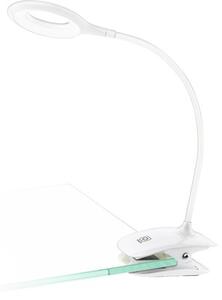 Lampă de birou cu LED integrat Cabado 3W 80 lumeni, albă, alimentare USB și acumulator Li-Ion 500mAh