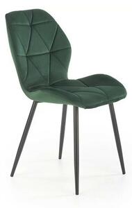 Scaun Houston 1234, Negru, Verde închis, 86x48x53cm, 5.3 kg