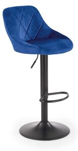 Scaun de bar Houston 995, Albastru inchis, 84x47x45cm, 7 kg