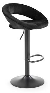 Scaun de bar Houston 994, Negru, 78x53x48cm, 7 kg