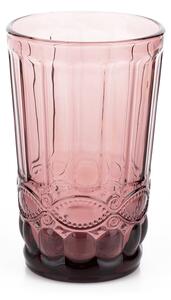 Set de pahare de apă, 6buc, 350 ml, roz, FREGATA TYPE 1