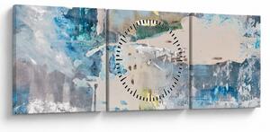 Tablou - Abstract (cu ceas) (90x30 cm)