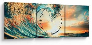 Tablou - Val (cu ceas) (90x30 cm)