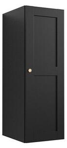 Dulap de perete Artifar, Negru, MDF, PAL laminat, 100x34x40cm, 18 kg