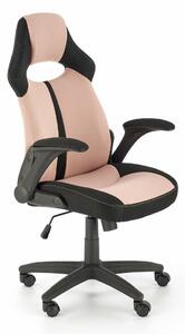Scaun de birou Houston 1373, Negru, Roz deschis, 110x65x60cm, 14.5 kg