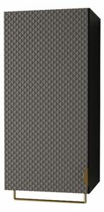 Cabinet de baie suspendat Matrix, Gri, MDF, PAL laminat, 78x35x35cm, 16 kg
