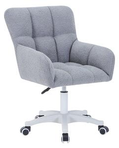 Fotoliu rotativ Givole, Pako World, Textil, Gri, 55x50x76-86 cm