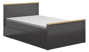 Pat Sordoro 132, Stejar artizan, Grafit, PAL laminat, 95x130x207cm, 64 kg