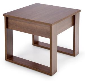 Măsuță de cafea Houston 1401, Nuca, PAL laminat, 52x60x60cm, 15 kg