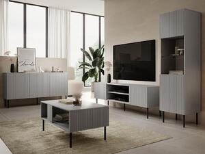 Set de living Evartivu 105, Gri, PAL laminat, MDF