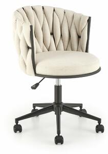 Scaun de birou Houston 1406, Crem, 75x55x60cm, 10 kg