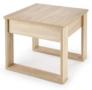 Măsuță de cafea Houston 1401, Stejar Sonoma, PAL laminat, 52x60x60cm, 15 kg