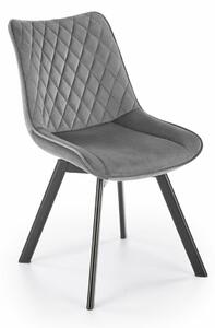 Scaun Houston 1442, Gri, Negru, 80x46x63cm, 7.6 kg