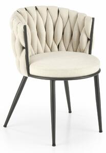 Scaun Houston 1508, Negru, Bej, 79x57x60cm, 14 kg
