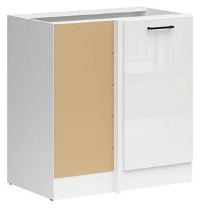 Dulap de colț modular Line White 101, PAL laminat, 83x79x45cm, 21.75 kg