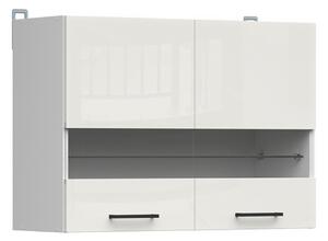 Dulap de perete modular Line White 107, PAL laminat, 57x80x31cm, 16.4 kg