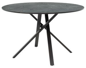Masa Bucatarie/Dining Rondos MDF Neagra Diametru 120 Cm