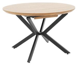 Masa Bucatarie/Dining Extensibila MDF Finisaj Nuc 120-160x120 Cm
