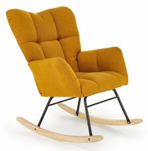 Scaun balansoar Houston 1595, Galben, 94x70x97cm, 14 kg