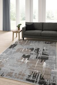 Covor Sufragerie Dormitor, Model Mira 24037 123, Gri Maro 50x80