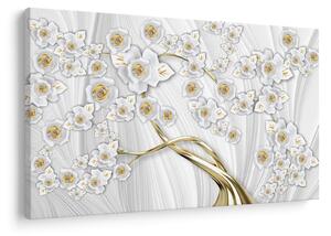 Tablou - Copac cu decor auriu (90x60 cm)