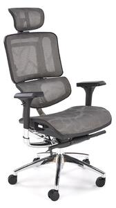 Scaun de birou Houston 1656, Gri, Negru, 130x72x70cm, 30 kg