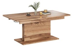Măsuță de cafea extensibila Houston 1253, Stejar Wotan, PAL laminat, 56x70x126cm, 48 kg