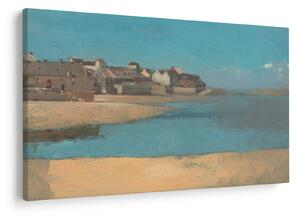 Tablou - Odilon Redon, Village by the Sea in Brittany, reproducere (90x60 cm)