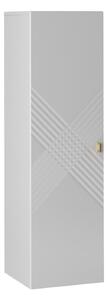 Cabinet de baie suspendat Natar, Alb, Alb lucios, MDF, PAL laminat, 120x35x35cm, 26 kg