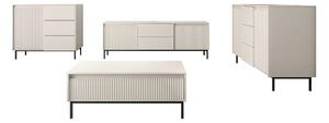 Set de living Comfivo Delruva II, Cașmir, PAL laminat, MDF